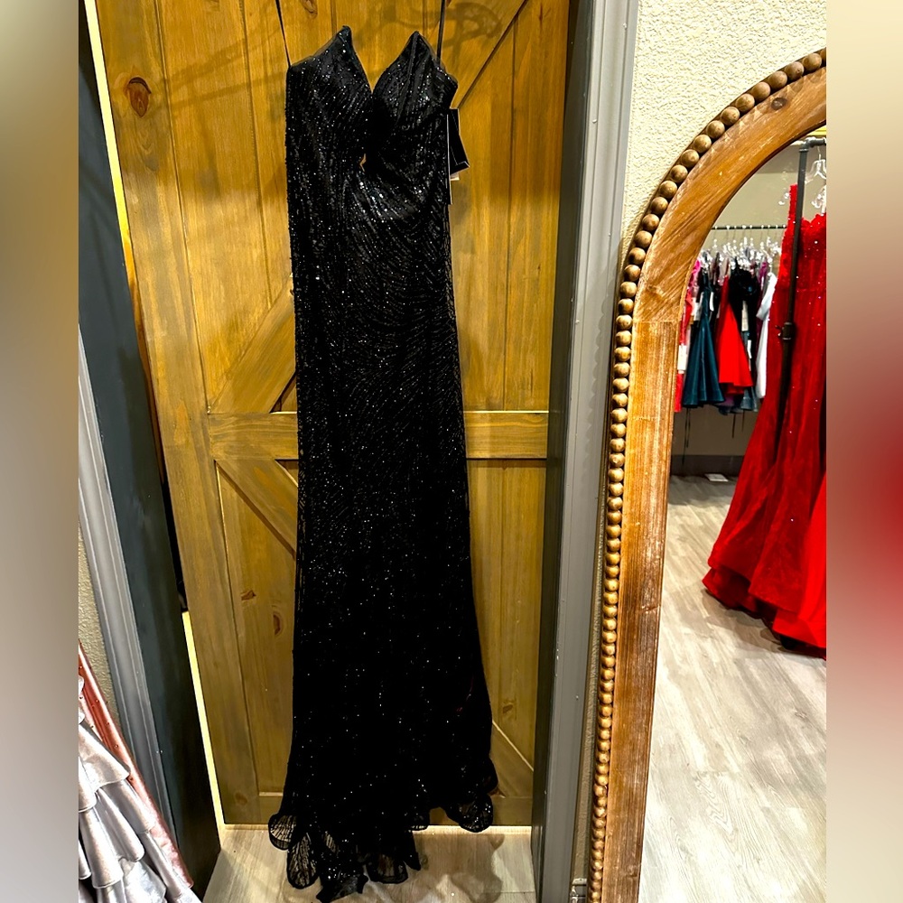 NEW Black Cinderella Divine Prom Dress Size 4